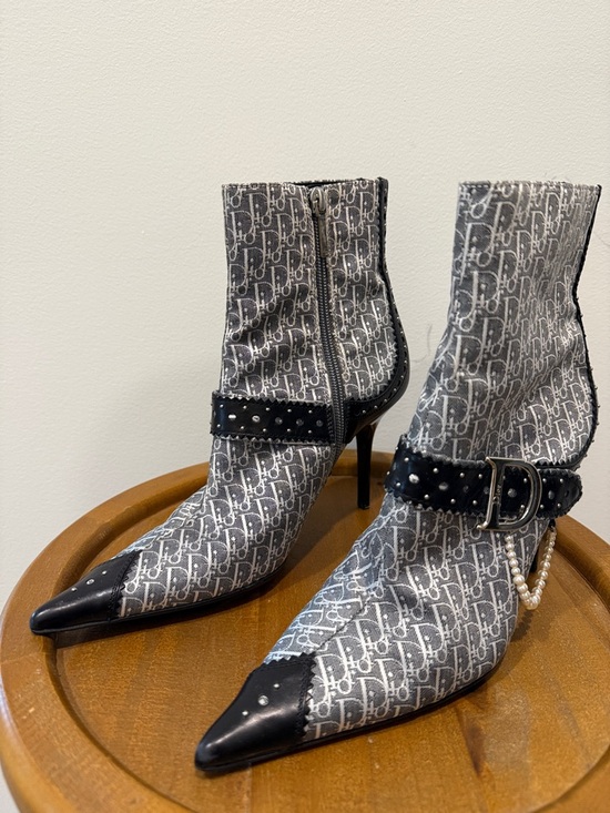 Christian Dior Vintage D-Trick Monogram Boots - Picture 6 of 10